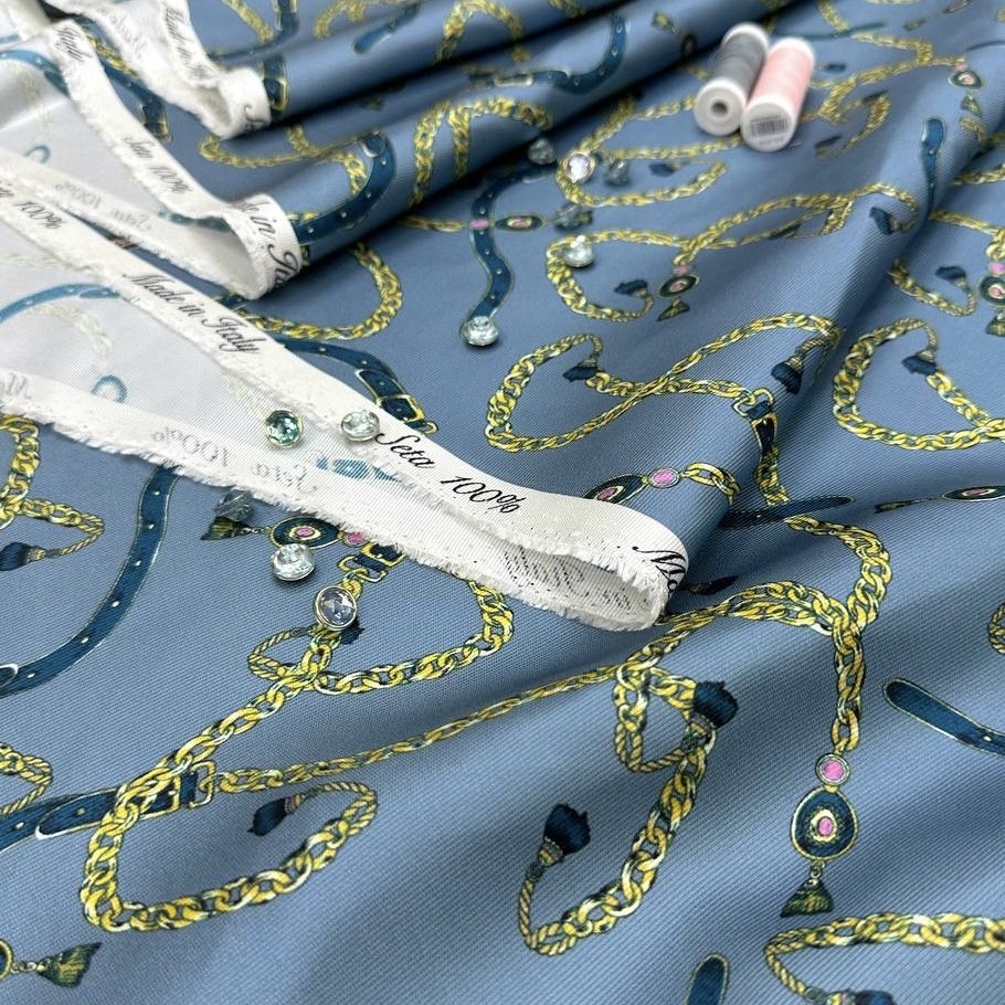 Плательная репсовая, шелк 100%, ширина 138 см