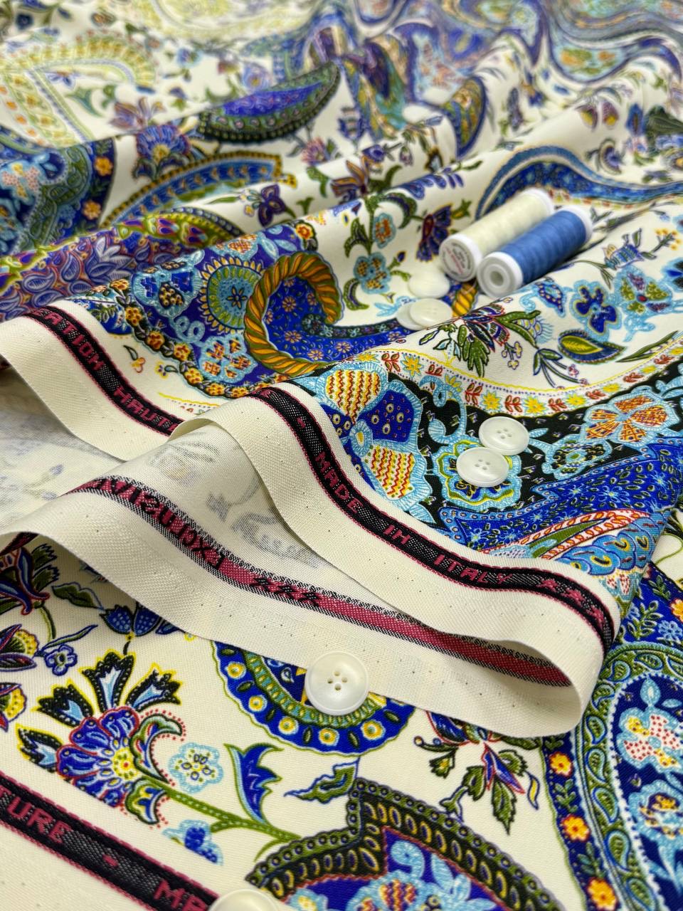 Плательная шерсть Etro