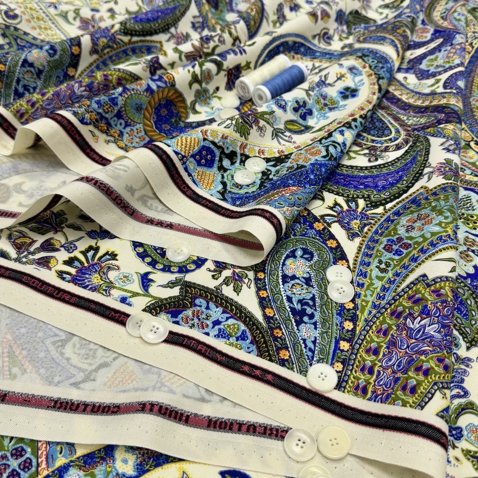 Плательная шерсть Etro