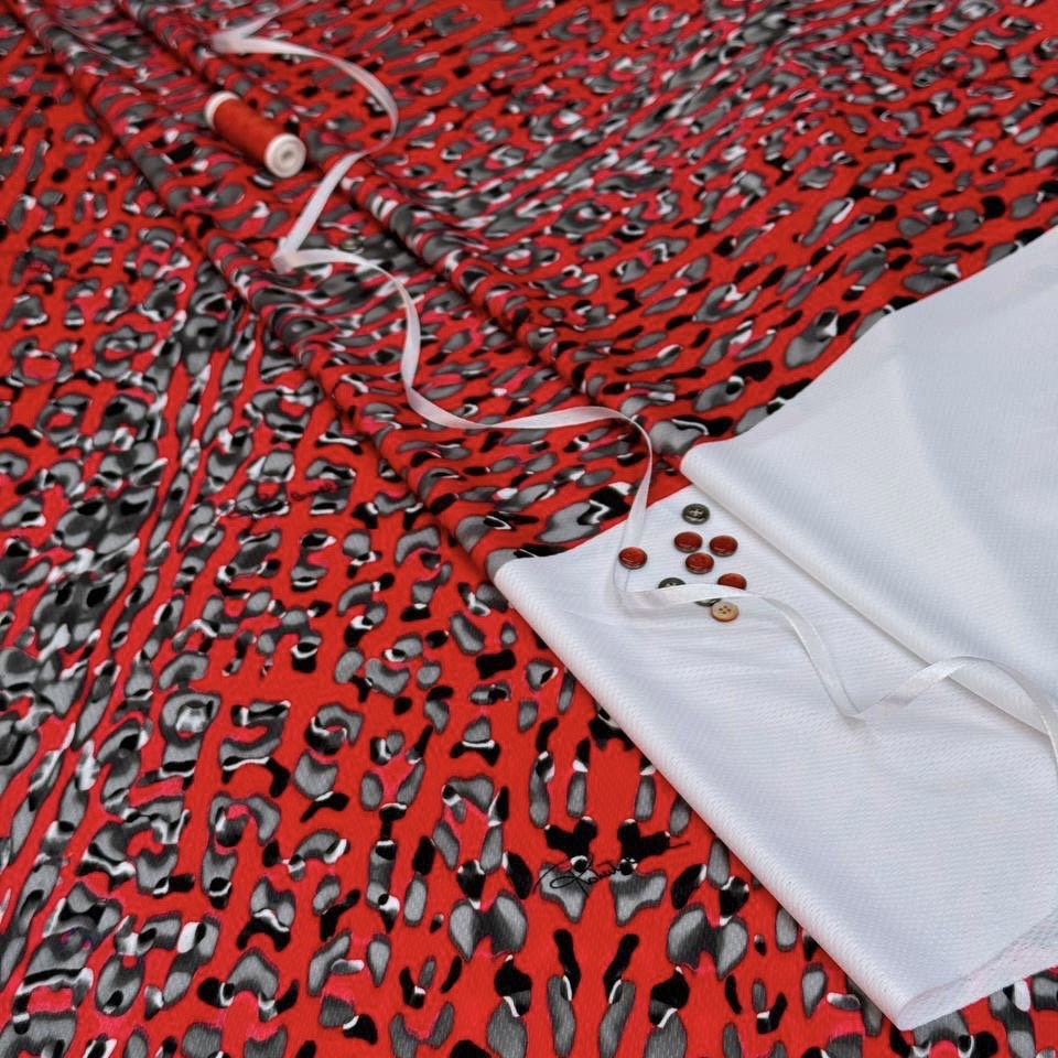 Трикотаж Р.Кавалли, п\э 100%, ширина 140 см