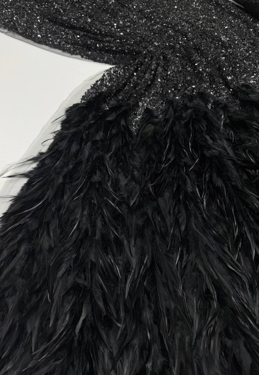 Сетка с вышивкой