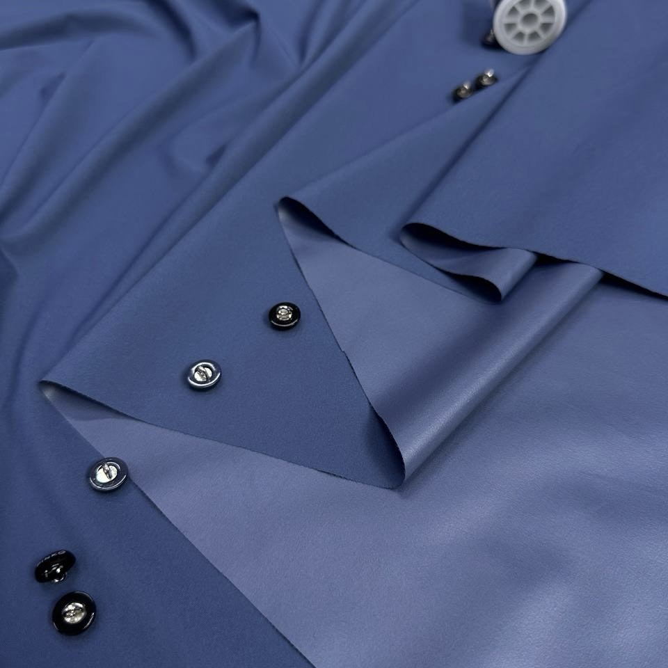 Плащевая Лоро Пиана/разбеленный синий