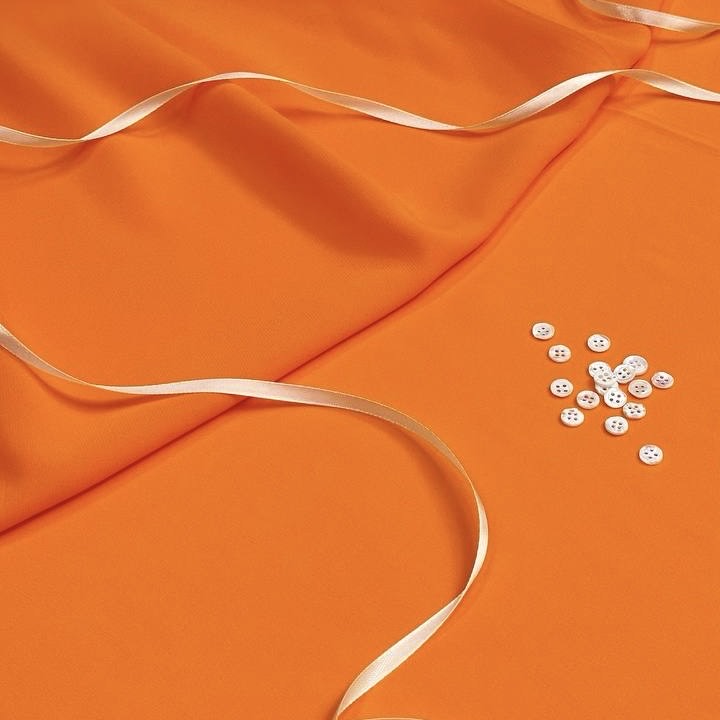 плательная оранжевая ш 140