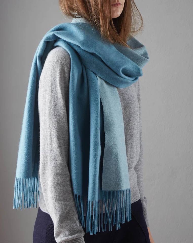 Шарф Лоро пиана, кашемир 100%, размер 48*200 см