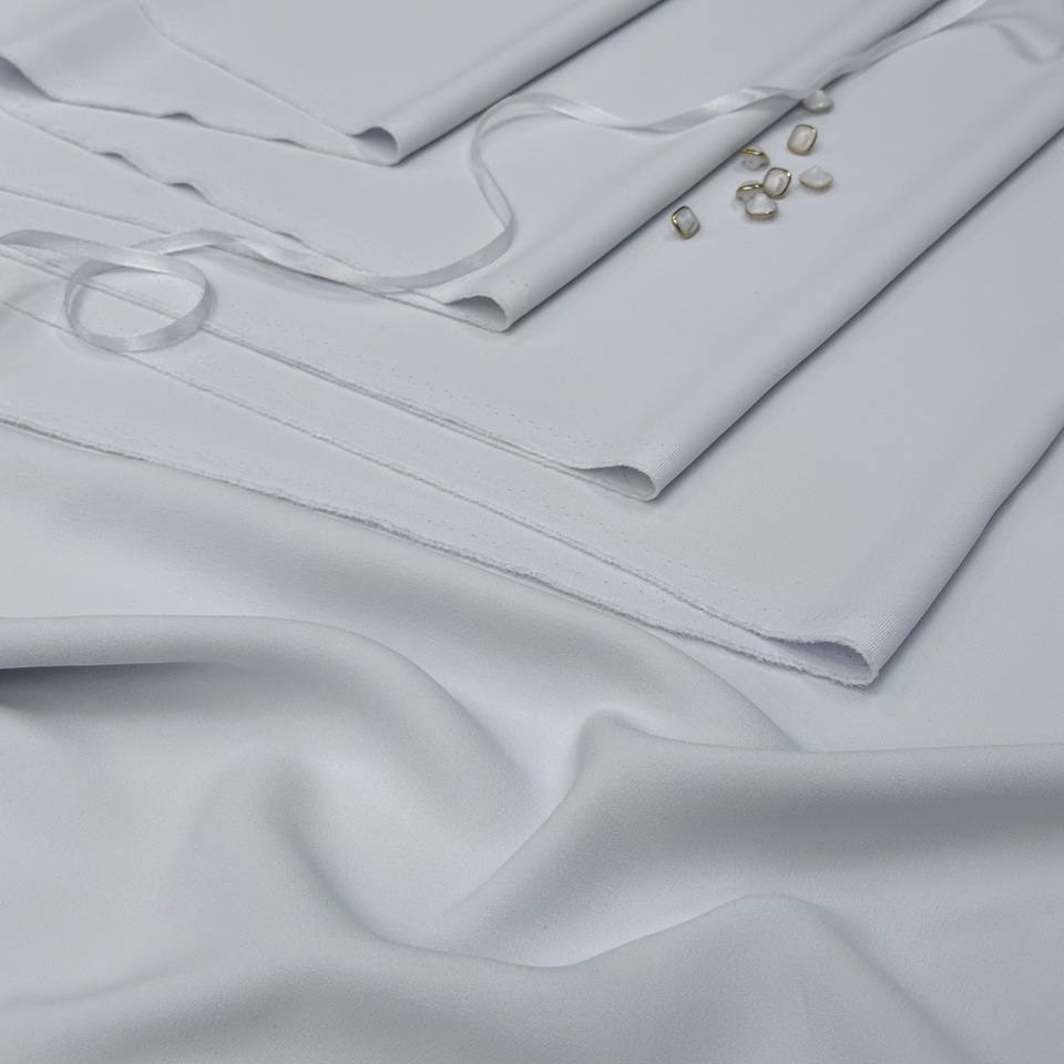 Креп вискоза п\а ш 130 см. Белая