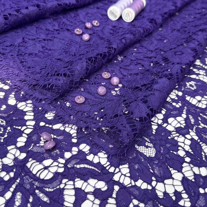 Кружево кордовое Валентино, вискоза 79% п\а 21%, ширина 98 см