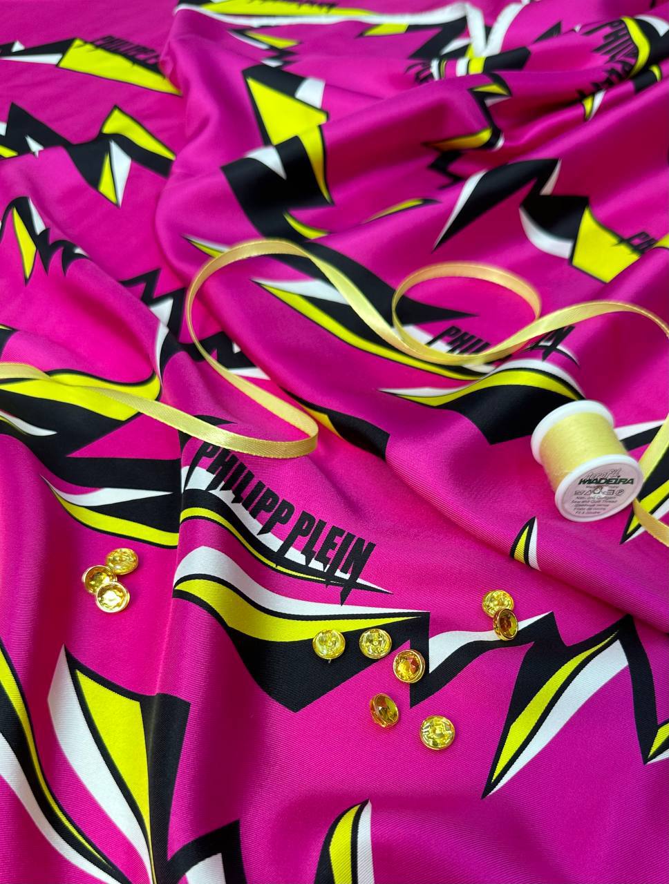 Плательный твил Philipp Plein